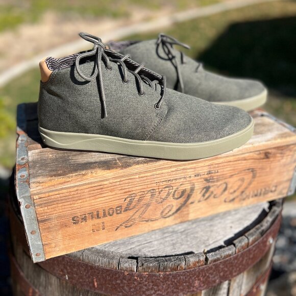 NWT Olukai Men’s - Nana Hele Wai’Apo - Chukka Boots -Sneakers Olive - Size 13 - Picture 3 of 10